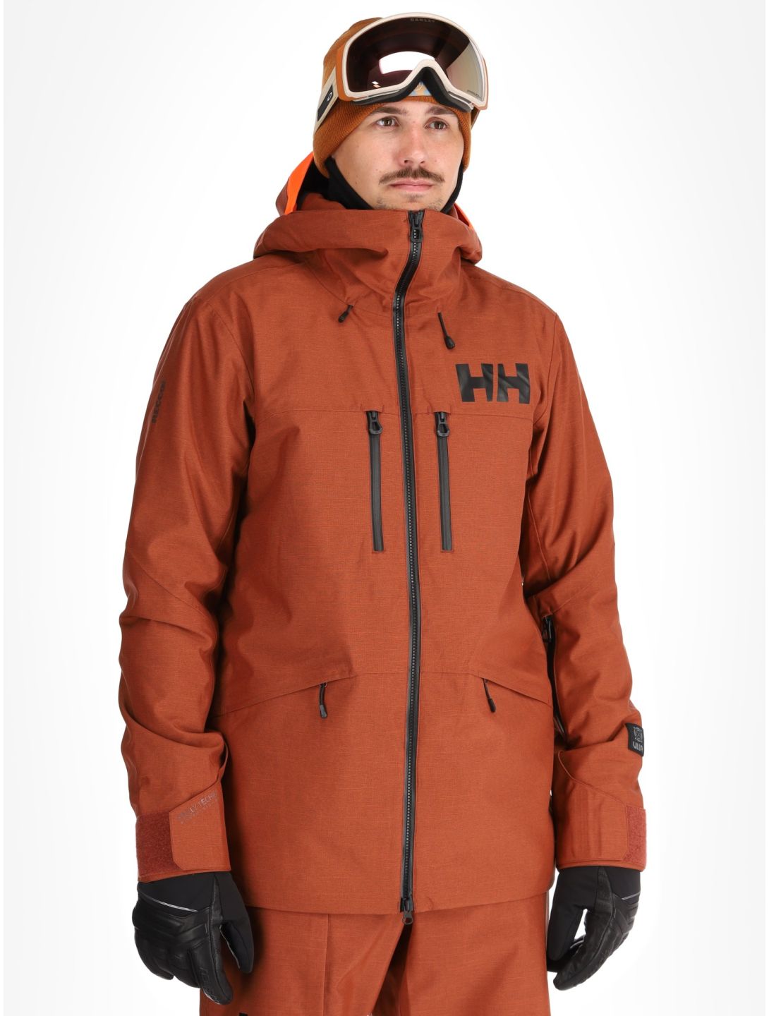 Helly Hansen, Garibaldi 2.0 ski-jas heren Iron Oxide bruin 