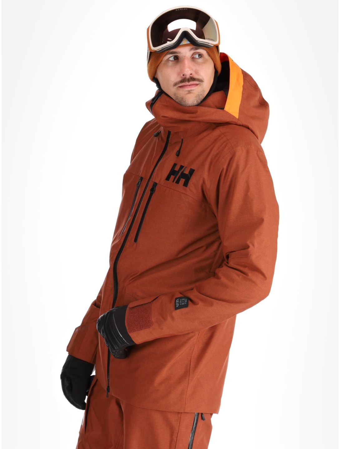 Helly Hansen, Garibaldi 2.0 ski-jas heren Iron Oxide bruin 