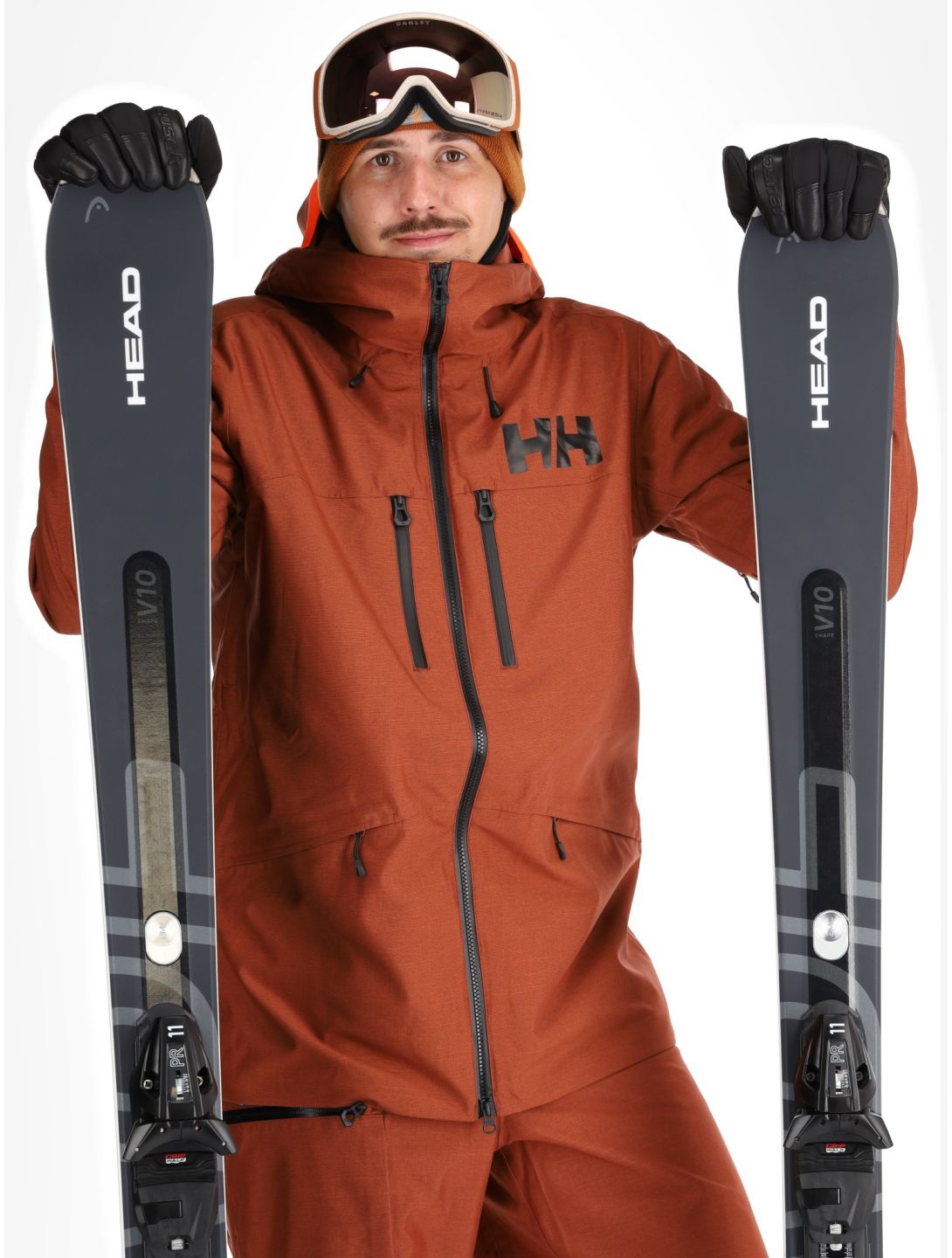 Helly Hansen, Garibaldi 2.0 ski-jas heren Iron Oxide bruin 