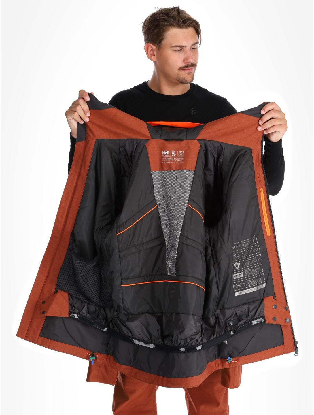 Helly Hansen, Garibaldi 2.0 ski-jas heren Iron Oxide bruin 