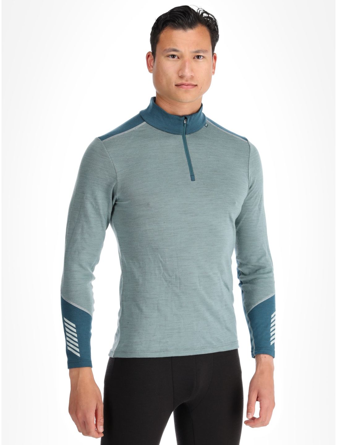 Helly Hansen, Lifa Merino Midweight 1/2 Zip GA Ski pully heren Cactus Groen 