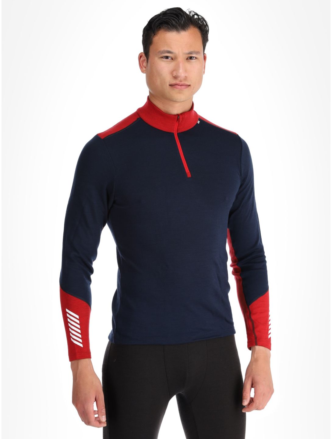 Helly Hansen, Lifa Merino Midweight 1/2 Zip GA Ski pully heren Navy Blauw 