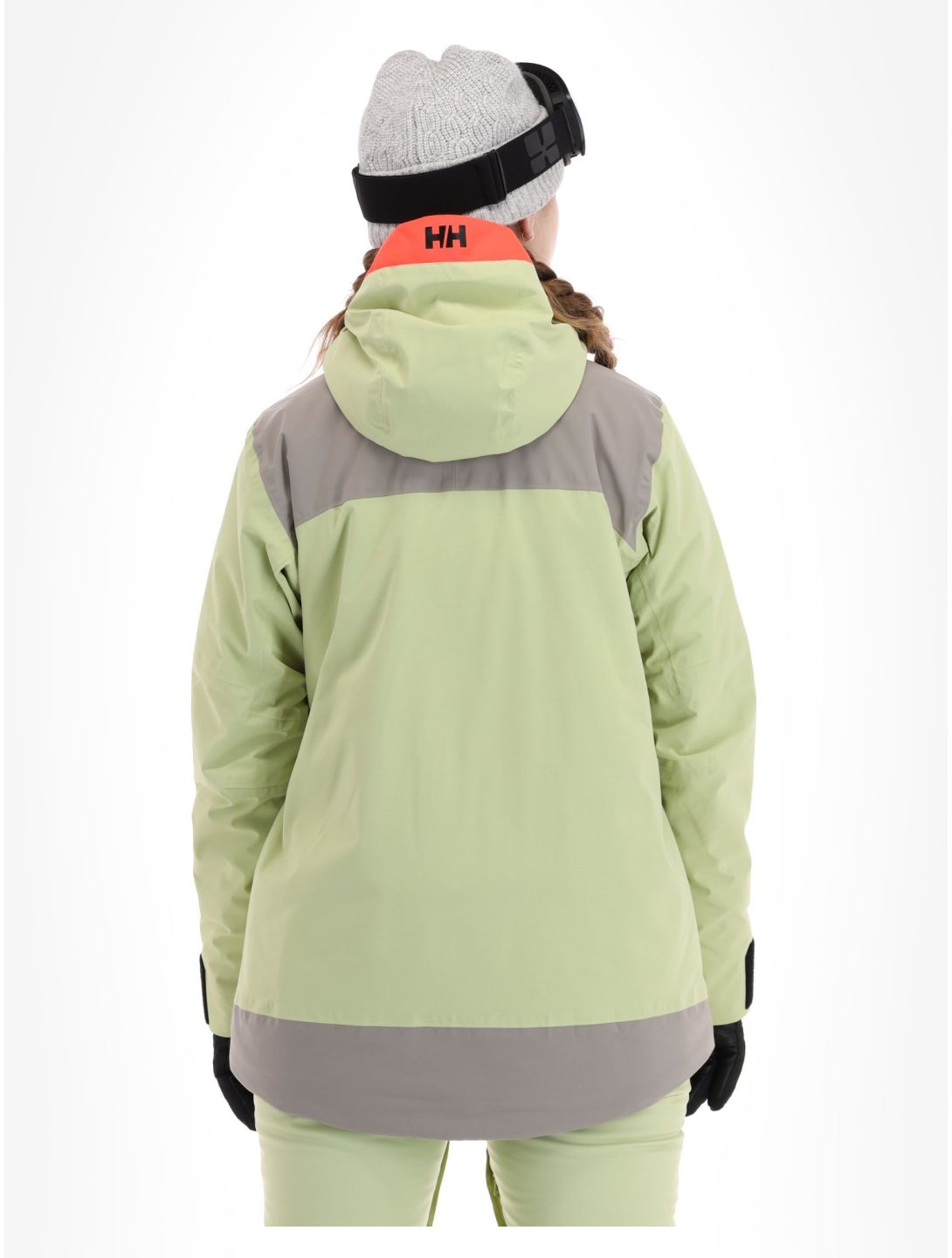 Helly Hansen, Powchaser 2.0 ski-jas dames Iced Matcha groen 