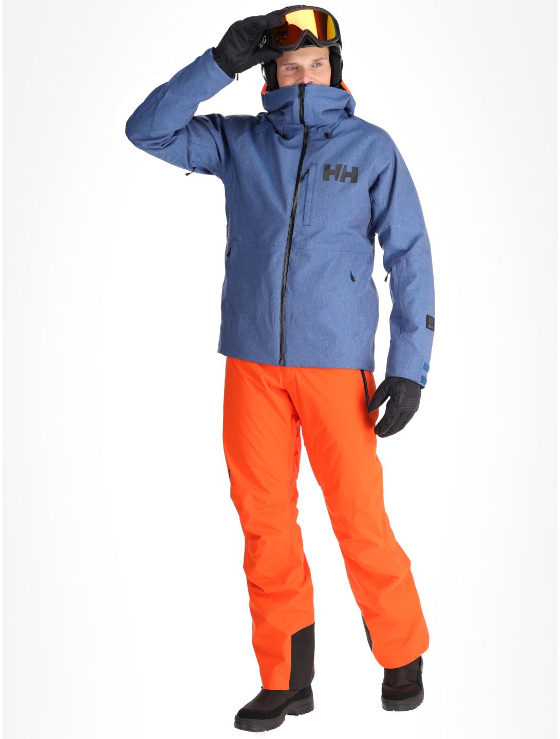 Helly Hansen, Powderface AA Jas gevoerd heren Deep Fjord Blauw 