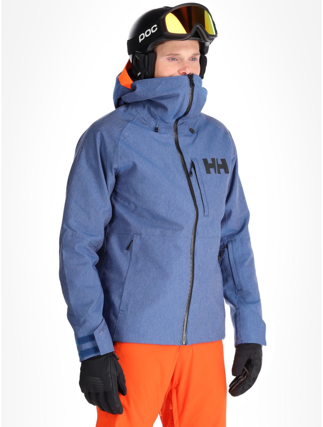 Helly Hansen, Powderface AA Jas gevoerd heren Deep Fjord Blauw 