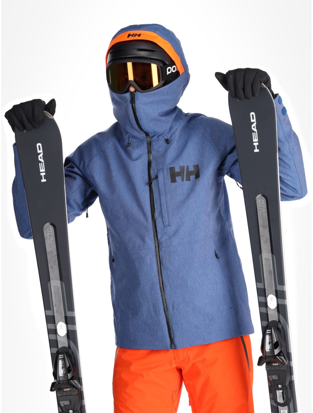 Helly Hansen, Powderface AA Jas gevoerd heren Deep Fjord Blauw 