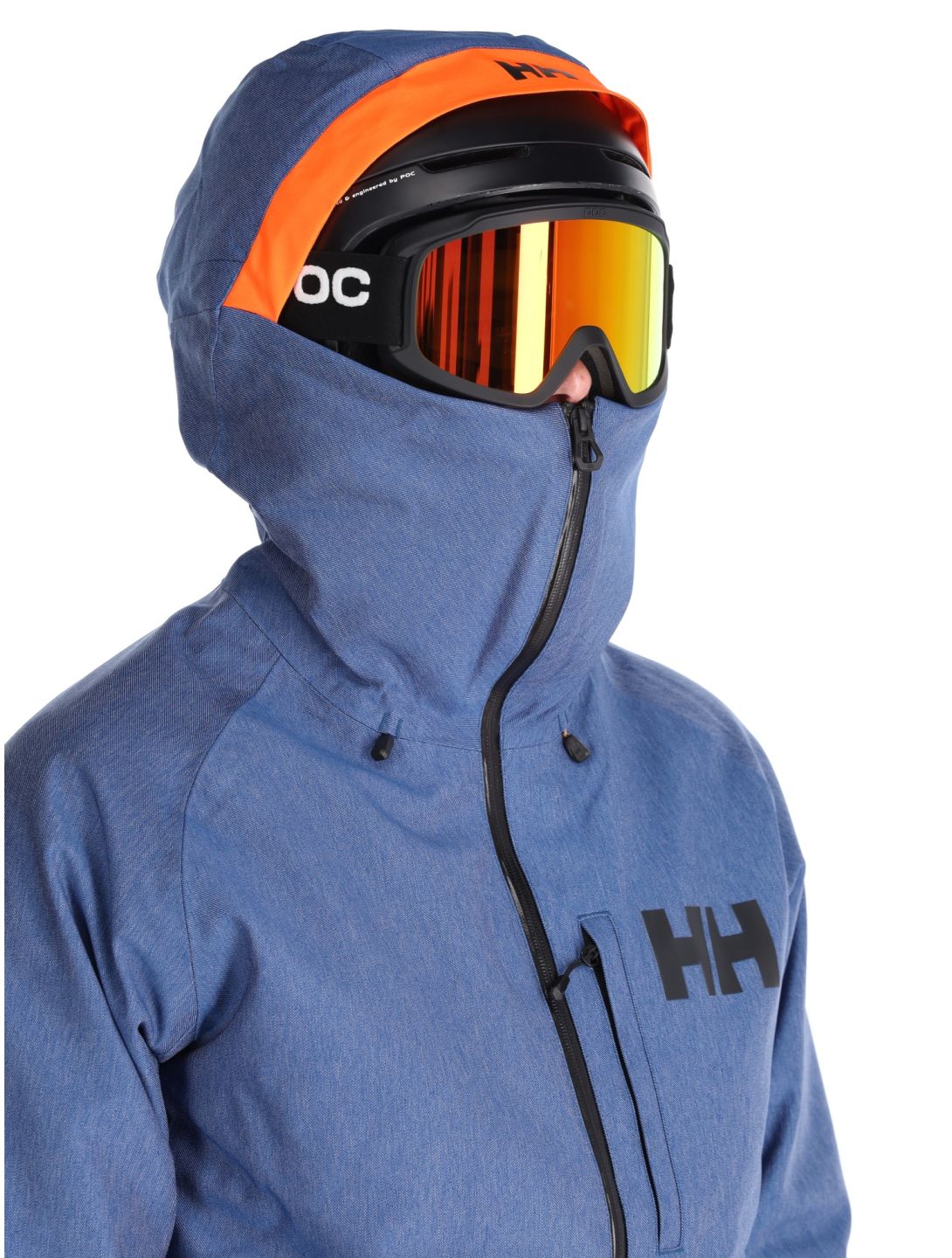 Helly Hansen, Powderface AA Jas gevoerd heren Deep Fjord Blauw 