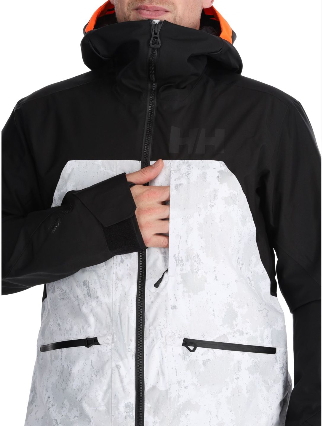 Helly Hansen, Straightline Lifaloft 2.0 Jkt AA Jas gevoerd heren Grey Fog S Grijs, Zwart 