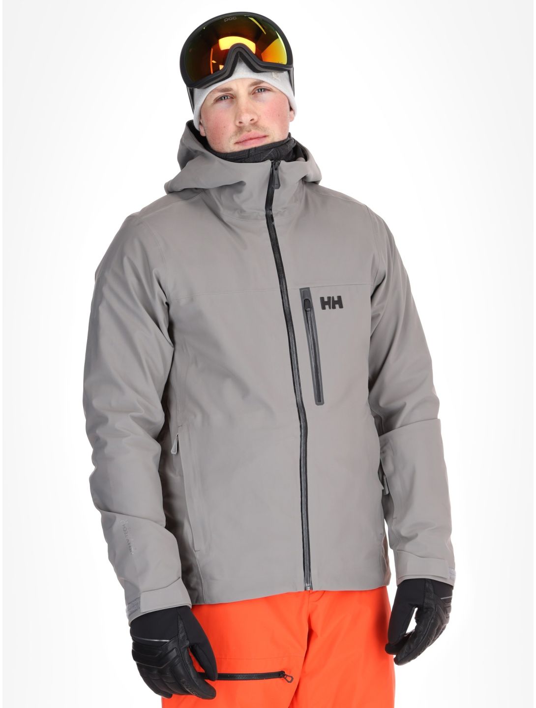 Helly Hansen, Swift 3L Shell AB Hardshell jas heren Concrete Grijs 