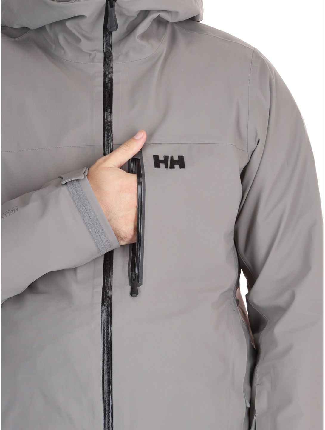 Helly Hansen, Swift 3L Shell AB Hardshell jas heren Concrete Grijs 