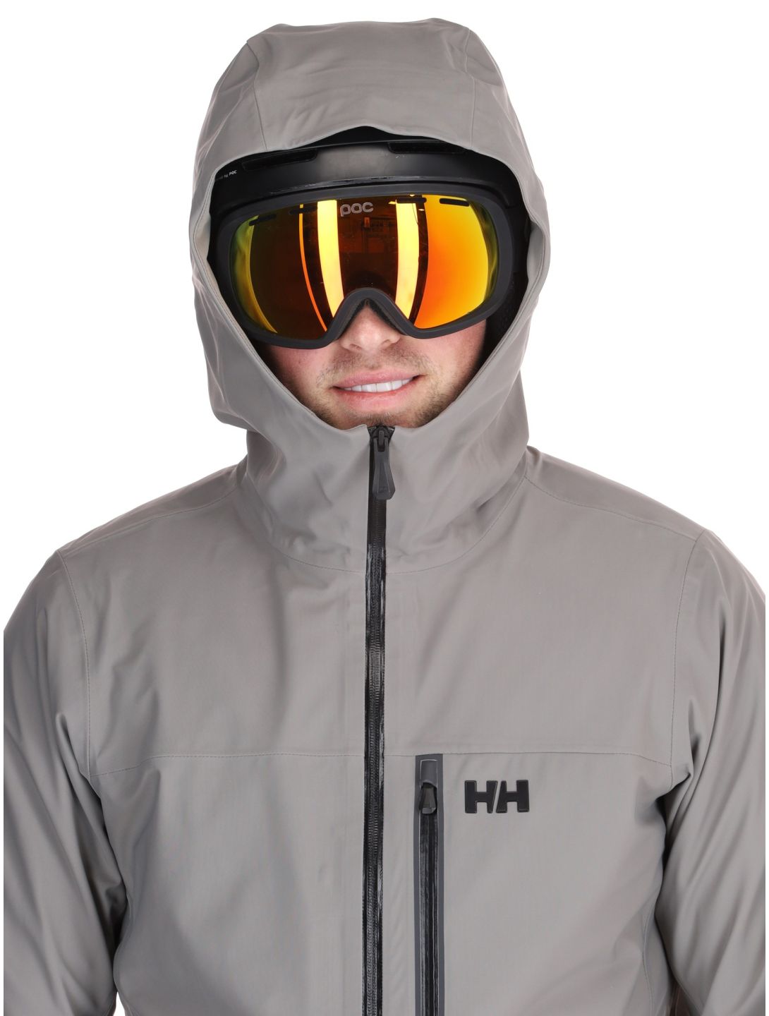 Helly Hansen, Swift 3L Shell AB Hardshell jas heren Concrete Grijs 