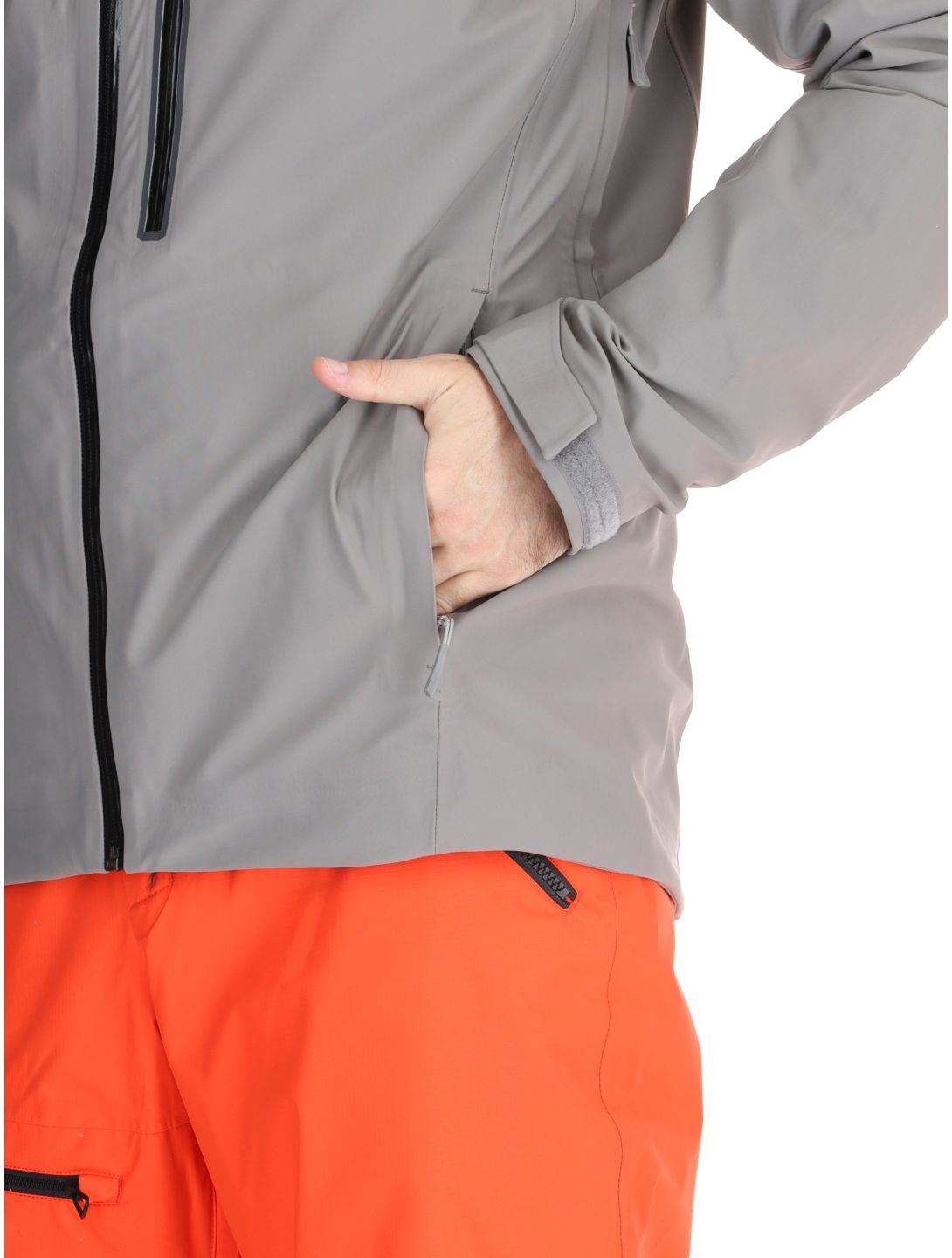 Helly Hansen, Swift 3L Shell AB Hardshell jas heren Concrete Grijs 