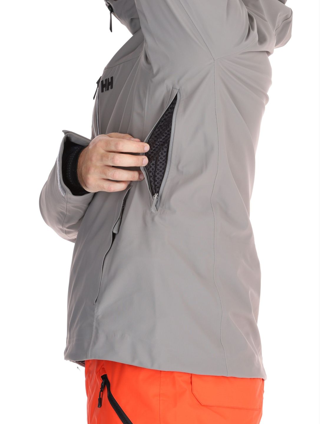 Helly Hansen, Swift 3L Shell AB Hardshell jas heren Concrete Grijs 