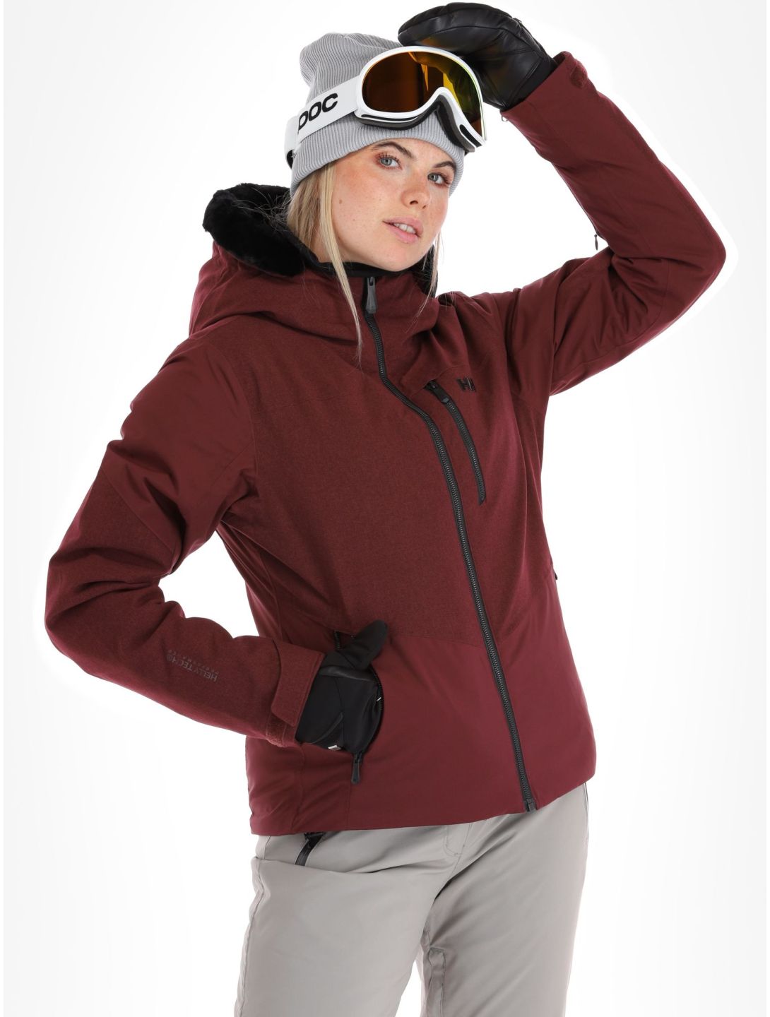 Helly Hansen, Valdisere 2.0 ski-jas dames Hickory paars 