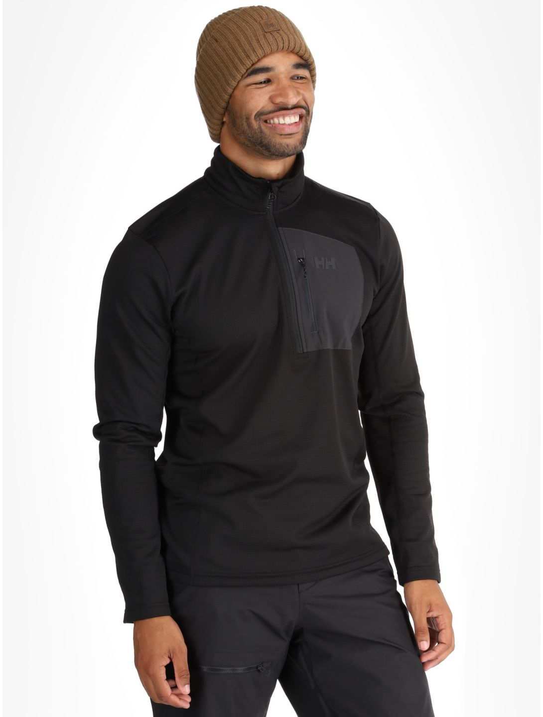 Helly Hansen, Versalite 1/2 Zip skipully heren Black zwart 