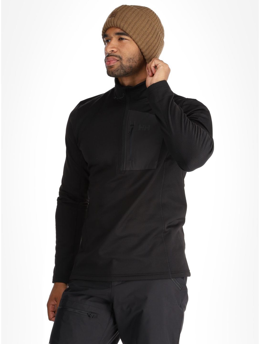 Helly Hansen, Versalite 1/2 Zip skipully heren Black zwart 