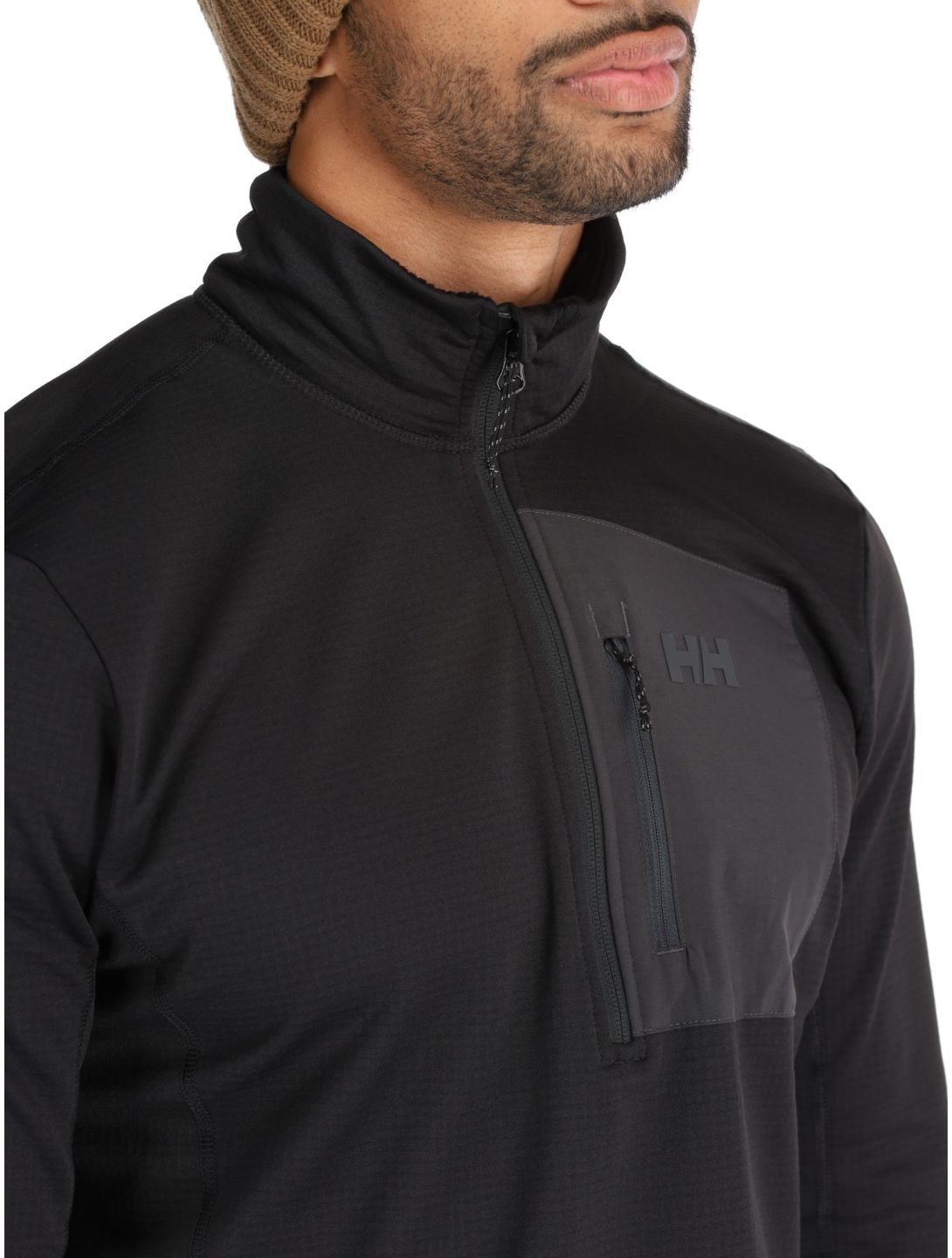 Helly Hansen, Versalite 1/2 Zip skipully heren Black zwart 