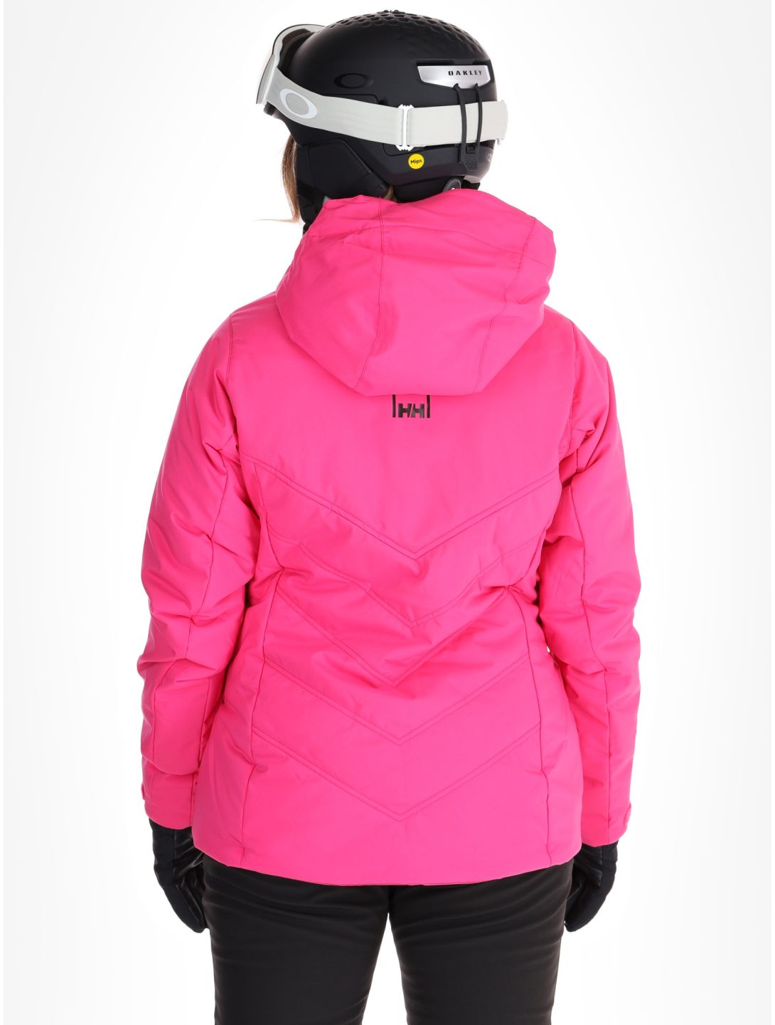 Helly Hansen, W Alpine Insulated AA Jas gevoerd dames Dragon Fruit Black Roze, Zwart 