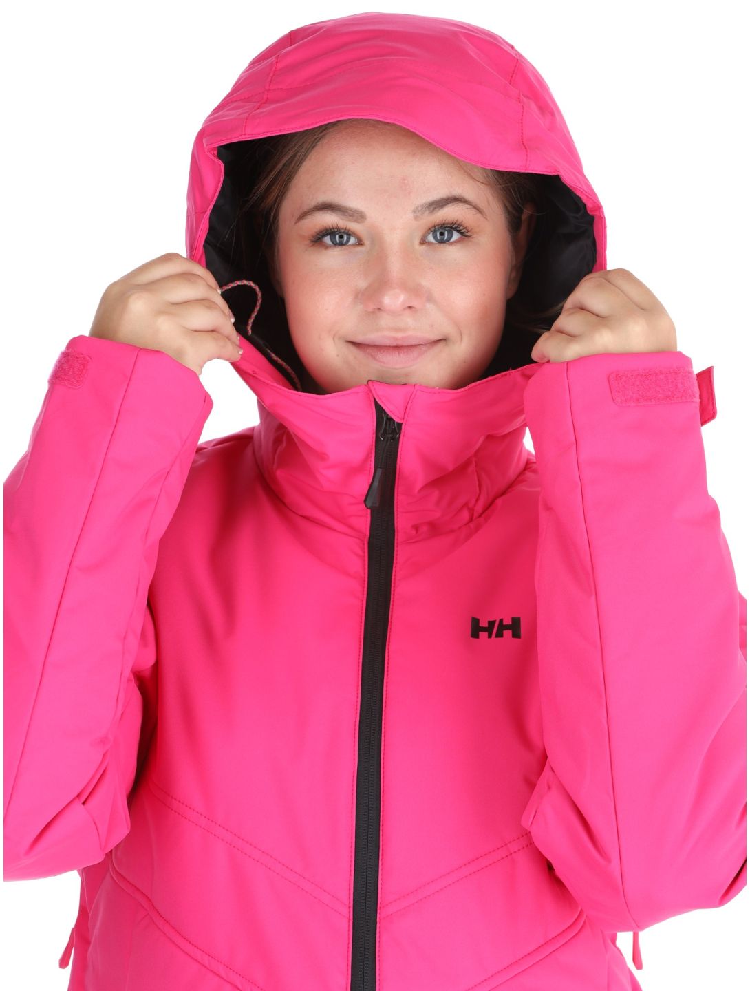 Helly Hansen, W Alpine Insulated AA Jas gevoerd dames Dragon Fruit Black Roze, Zwart 