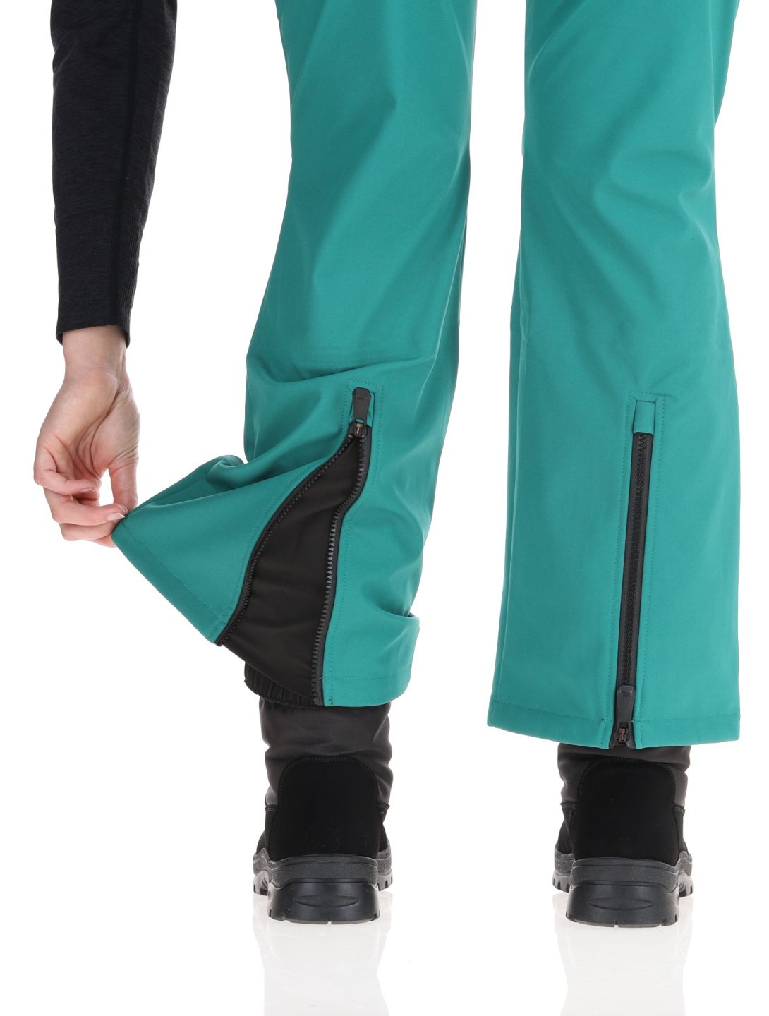 Helly Hansen, W Bellissimo 2 BC Skibroek Softshell dames Emerald Groen 