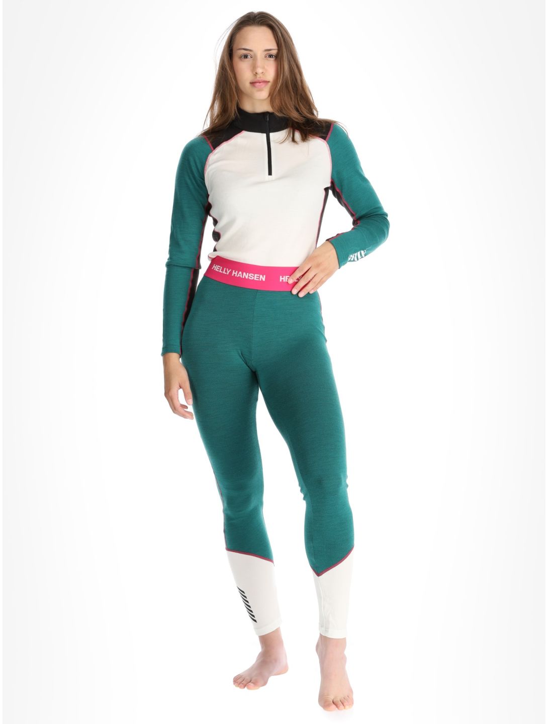 Helly Hansen, W Lifa Merino Midweight thermobroek dames Emerald groen 