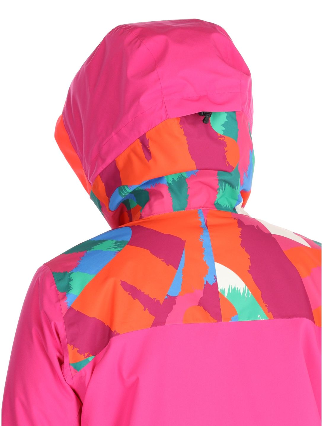 Helly Hansen, W Powchaser 2.0 ski-jas dames JPB AOP multicolor, roze 