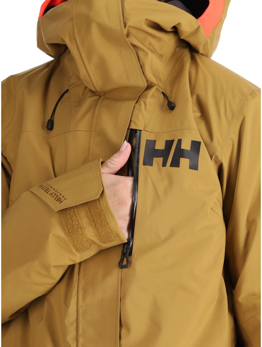 Helly Hansen, W Powshot ski-jas dames Lynx geel 