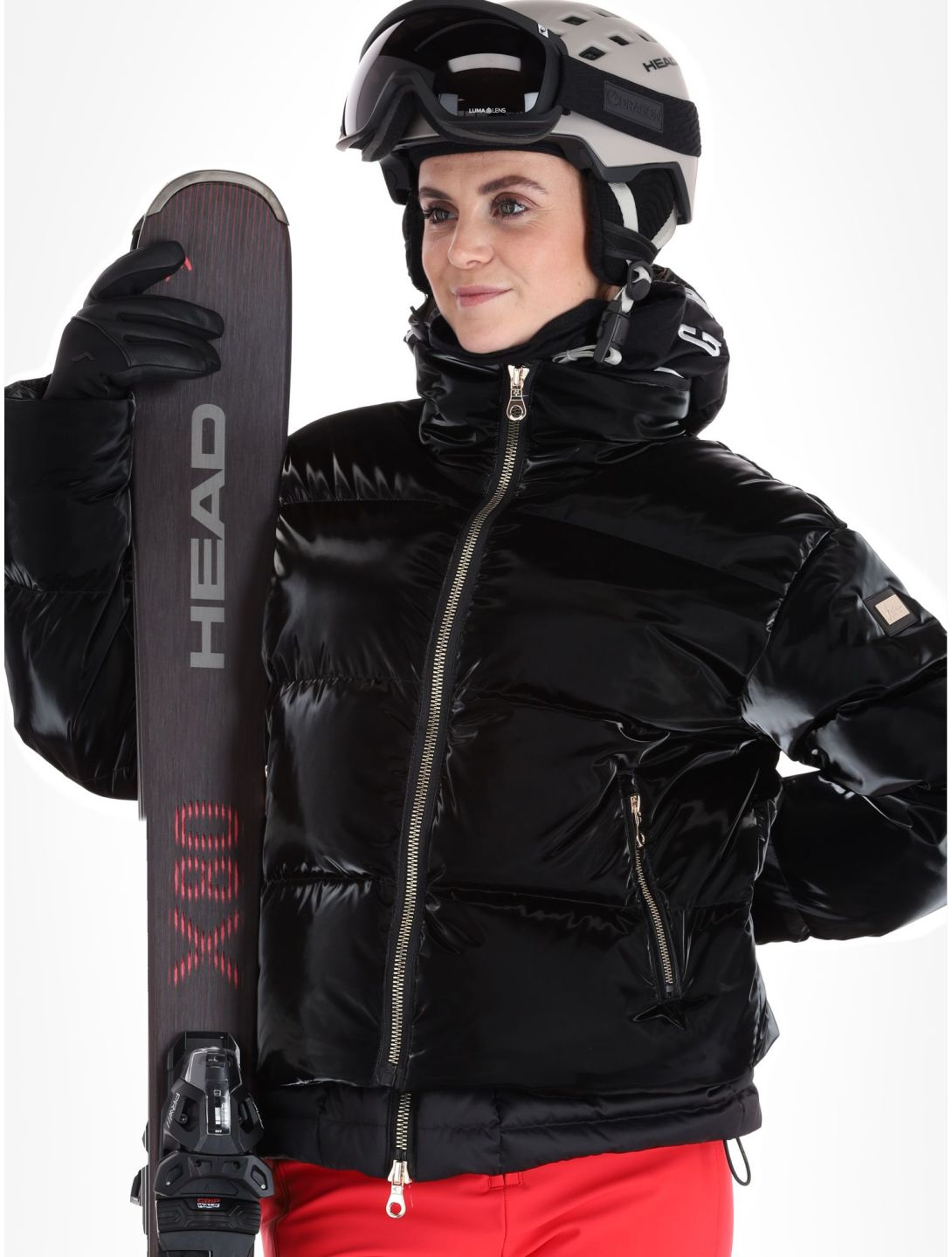 High Society, Ally ski-jas dames Black zwart 