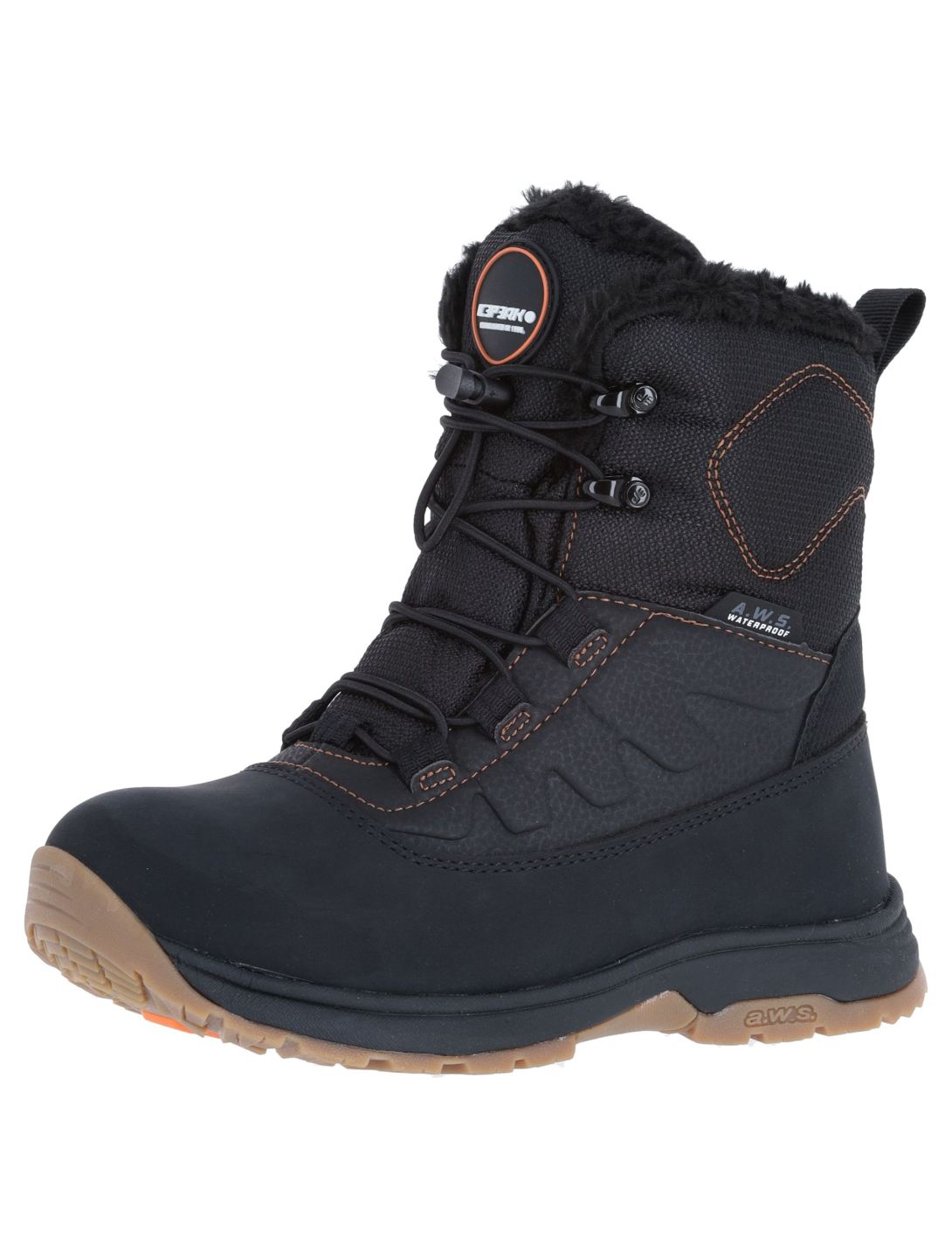 Icepeak, Alofi Jr snowboots kinderen Black zwart 