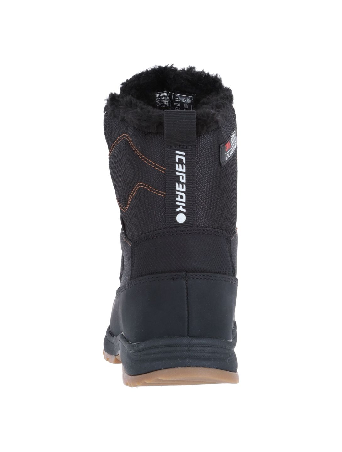 Icepeak, Alofi Jr snowboots kinderen Black zwart 