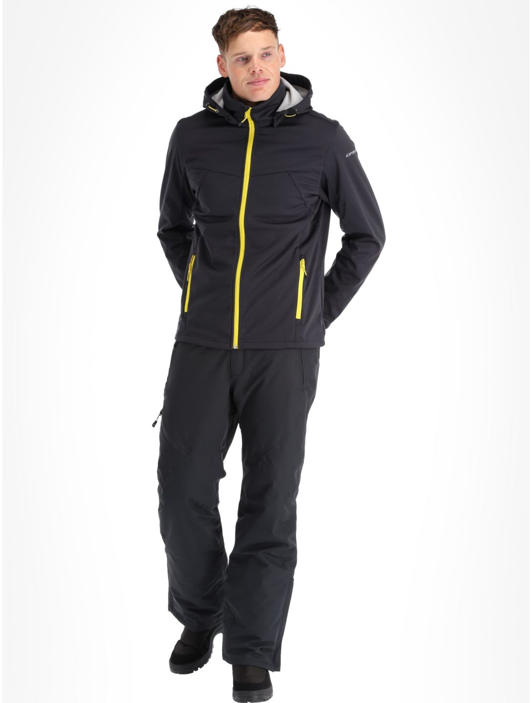 Icepeak, Biggs AC Softshell jas heren anthracite Grijs 