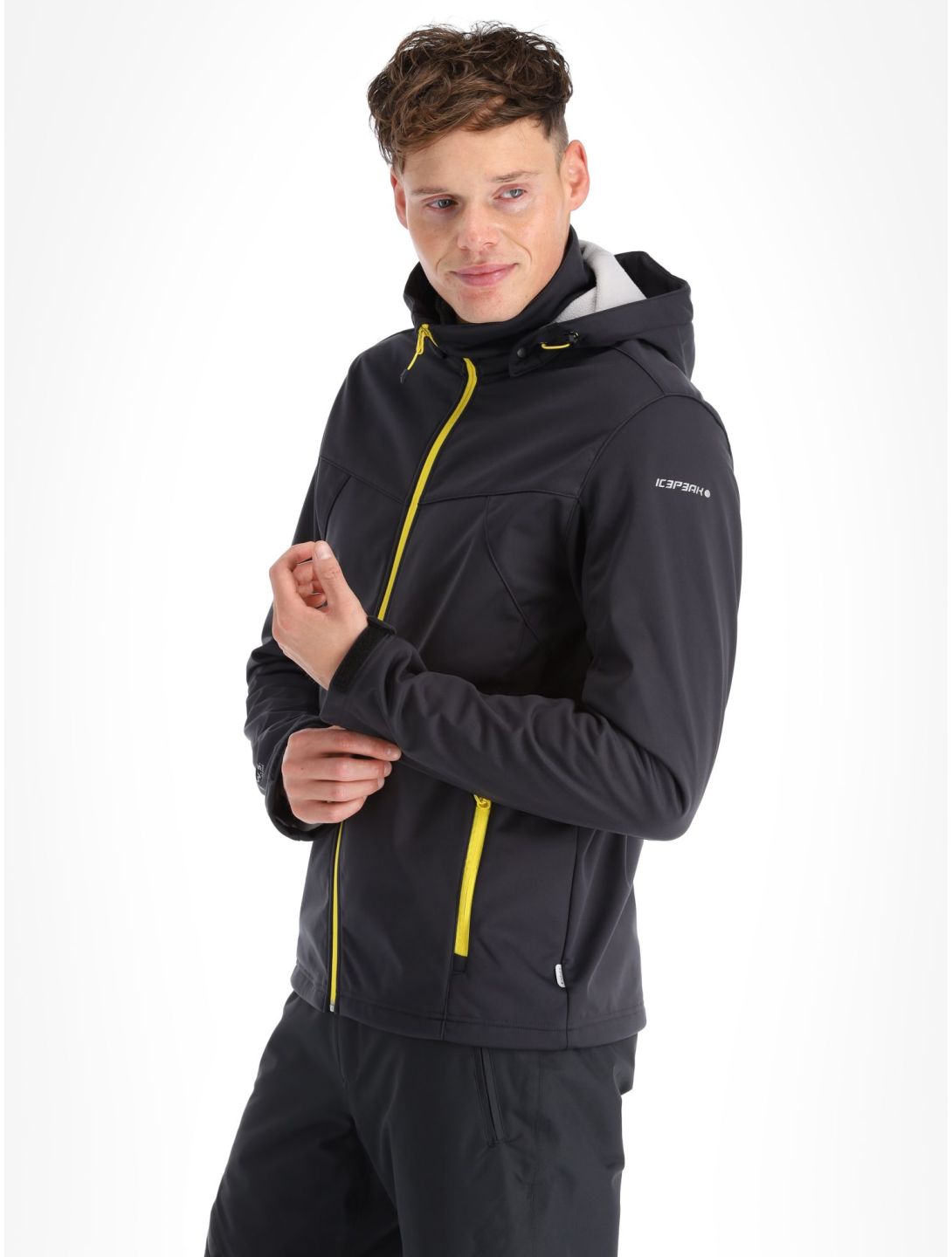 Icepeak, Biggs AC Softshell jas heren anthracite Grijs 