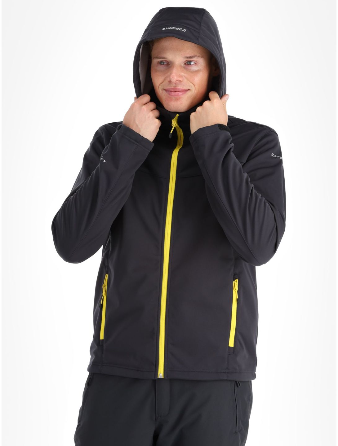 Icepeak, Biggs AC Softshell jas heren anthracite Grijs 