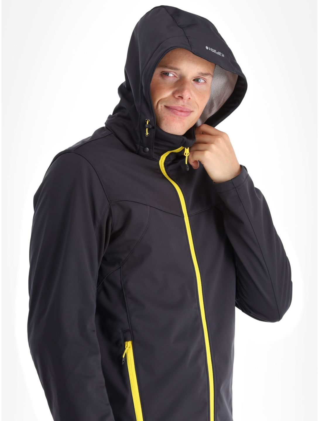 Icepeak, Biggs AC Softshell jas heren anthracite Grijs 