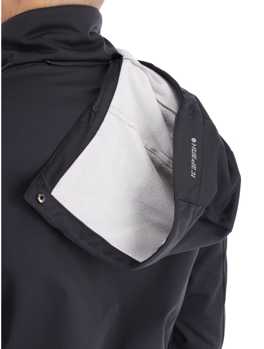 Icepeak, Biggs AC Softshell jas heren anthracite Grijs 