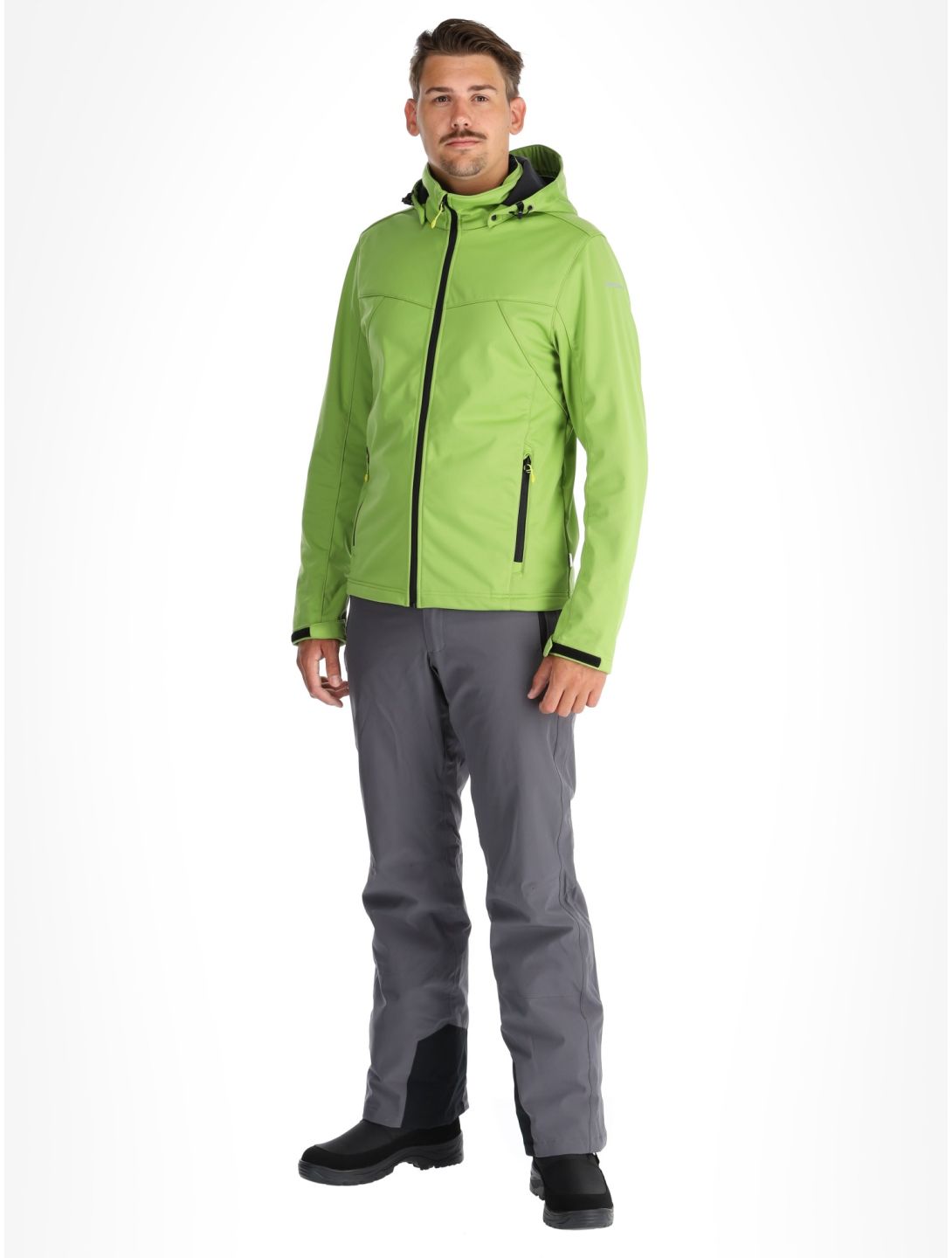 Icepeak, Biggs softshell ski-jas heren Asparagus groen 