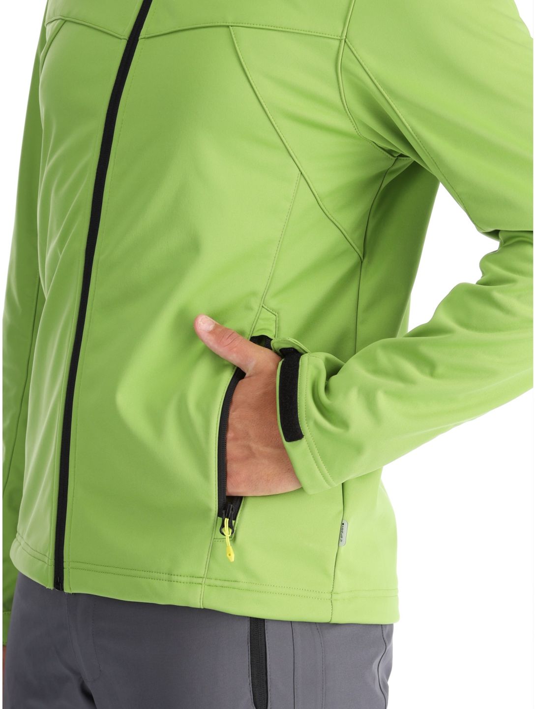 Icepeak, Biggs softshell ski-jas heren Asparagus groen 