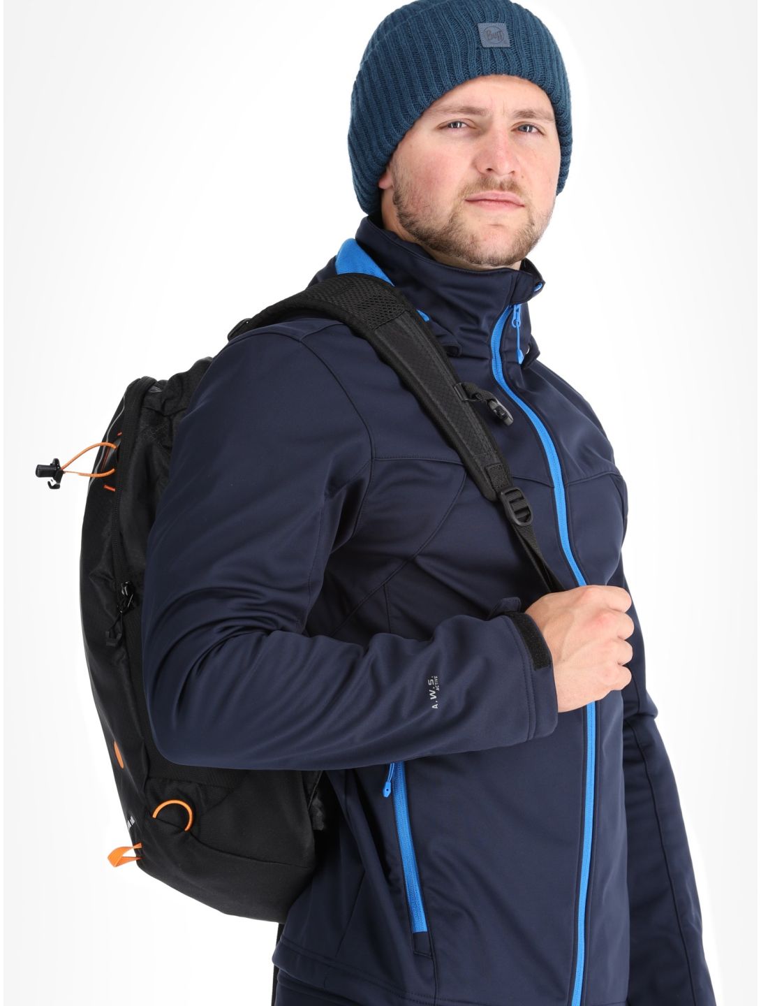 Icepeak, Biggs softshell ski-jas heren Blauw blauw 