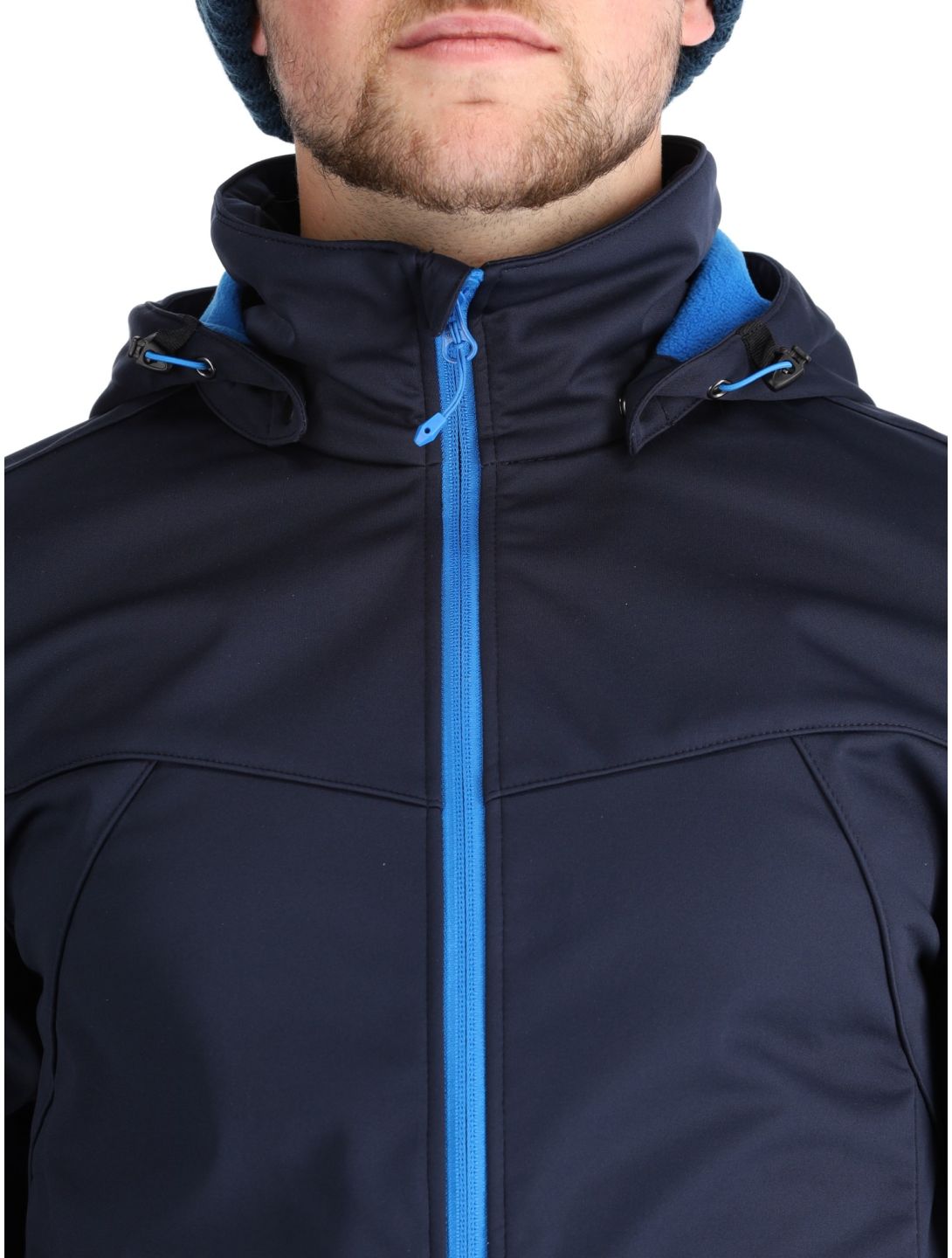 Icepeak, Biggs softshell ski-jas heren Blauw blauw 