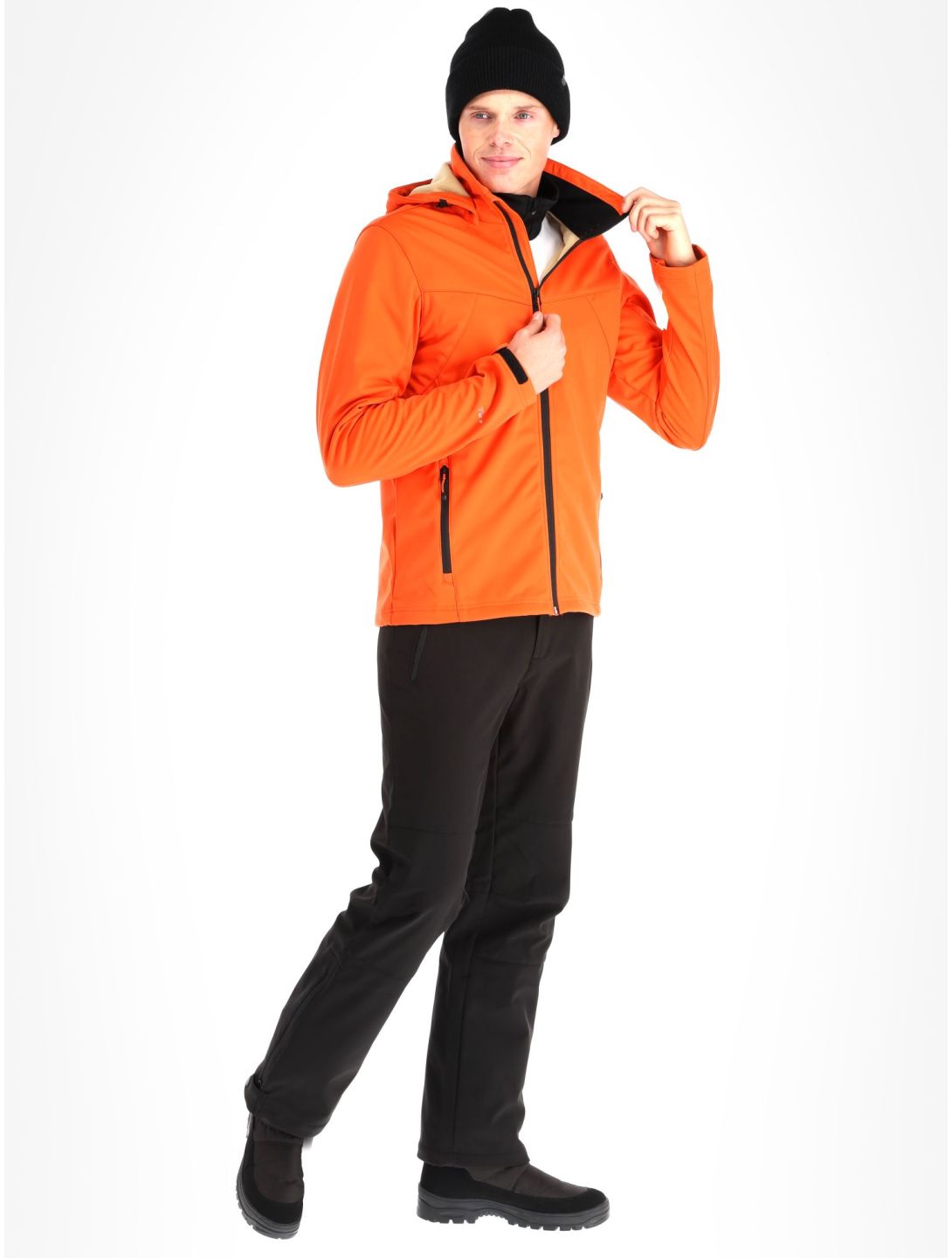 Icepeak, Biggs AC Softshell jas heren coral Rood 