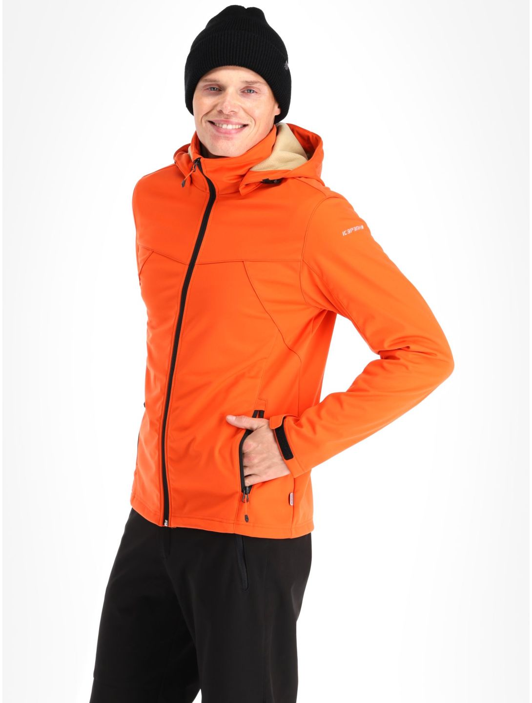 Icepeak, Biggs AC Softshell jas heren coral Rood 