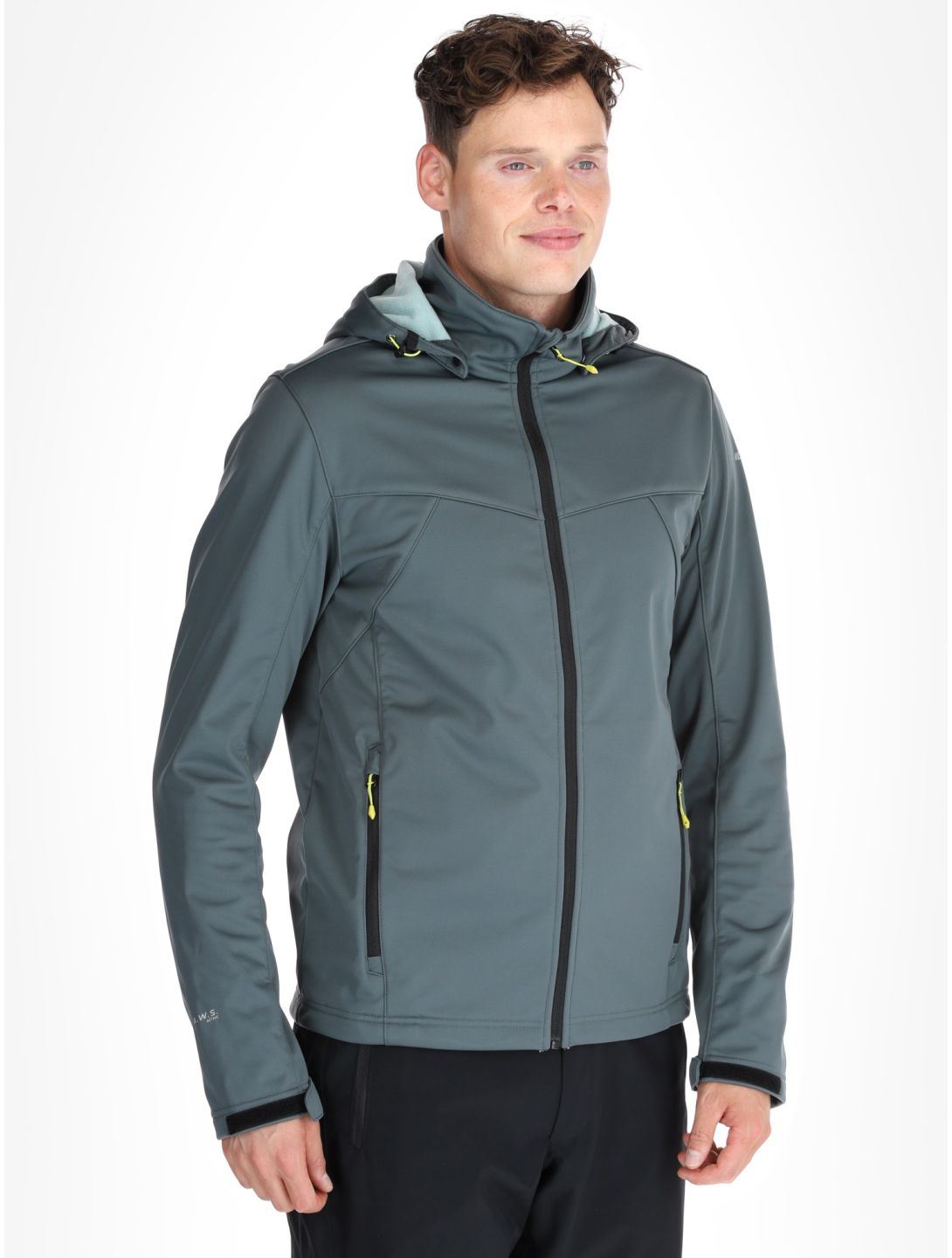 Icepeak, Biggs softshell ski-jas heren Dark Olive groen 