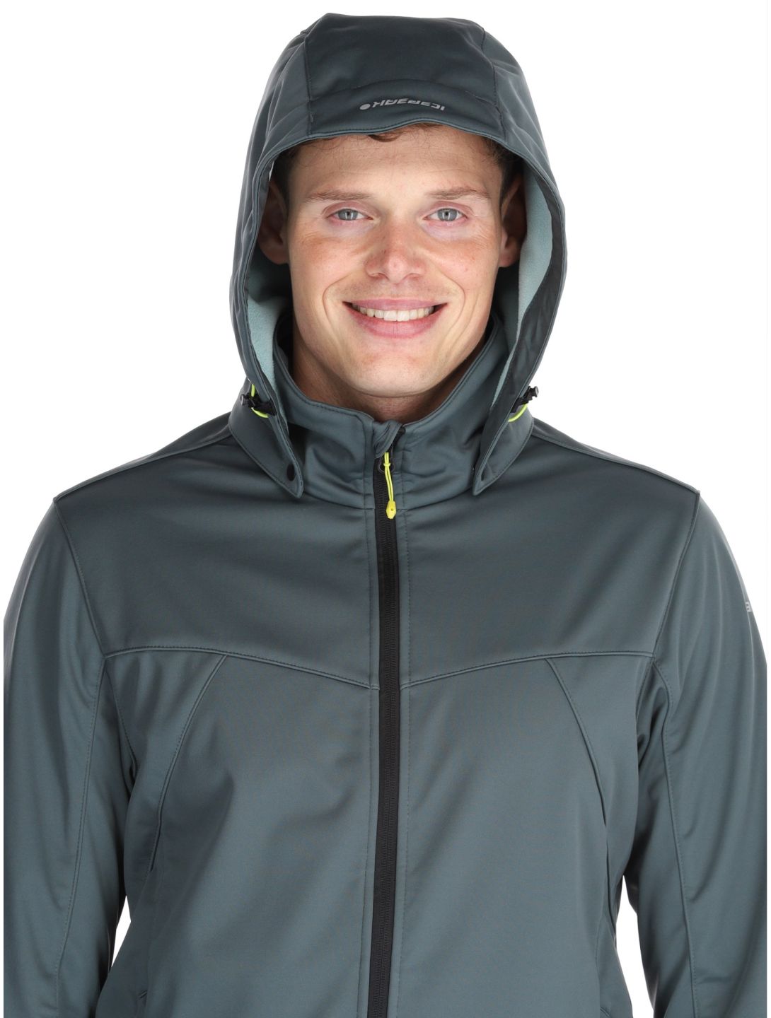 Icepeak, Biggs softshell ski-jas heren Dark Olive groen 