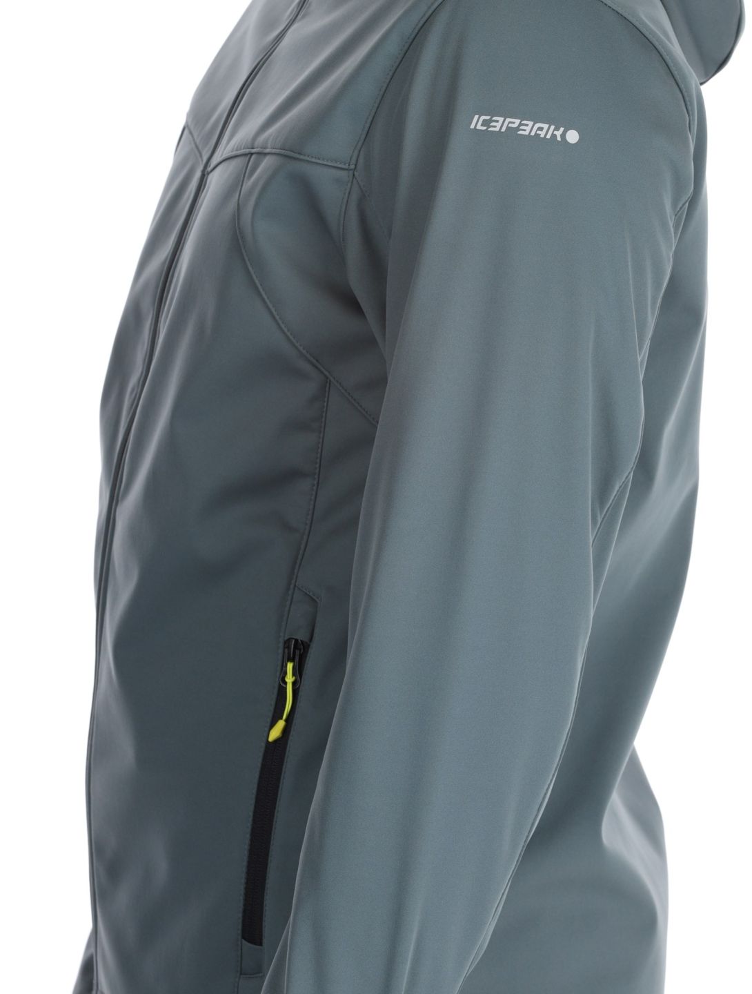 Icepeak, Biggs softshell ski-jas heren Dark Olive groen 