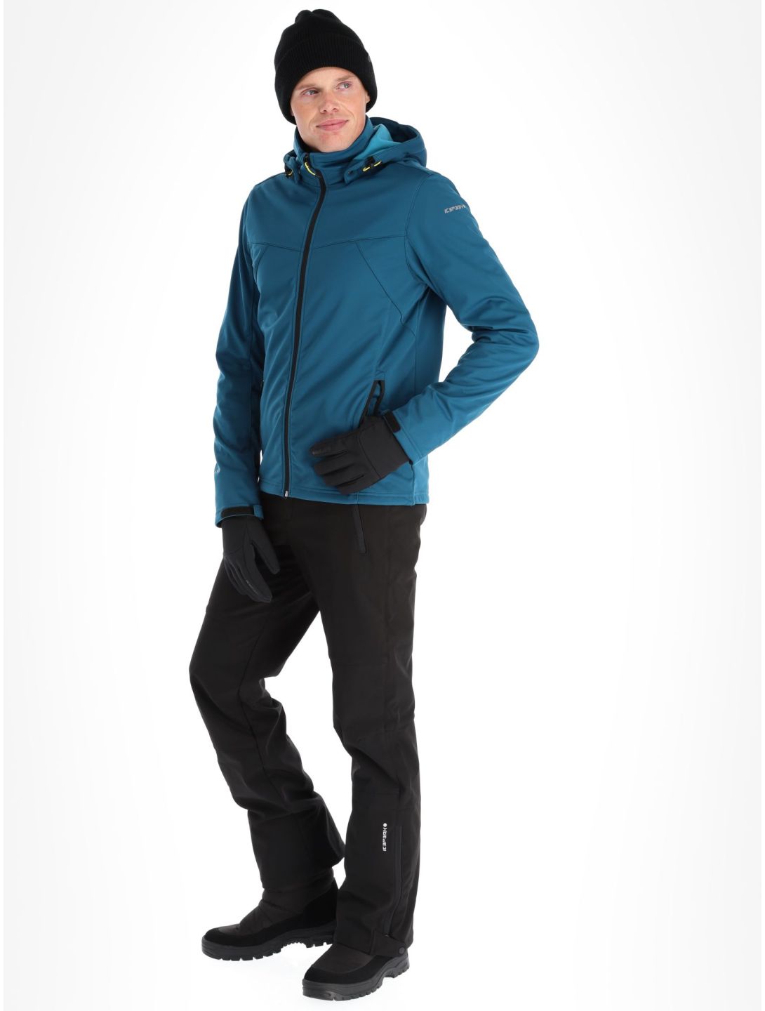 Icepeak, Biggs AC Softshell jas heren turquoise Blauw 