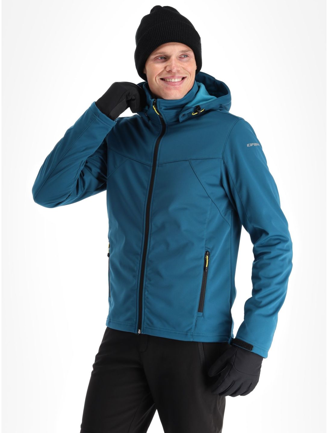 Icepeak, Biggs AC Softshell jas heren turquoise Blauw 