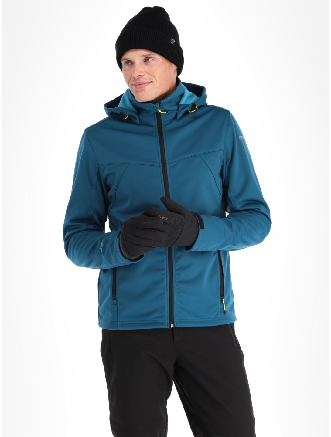 Icepeak, Biggs AC Softshell jas heren turquoise Blauw 