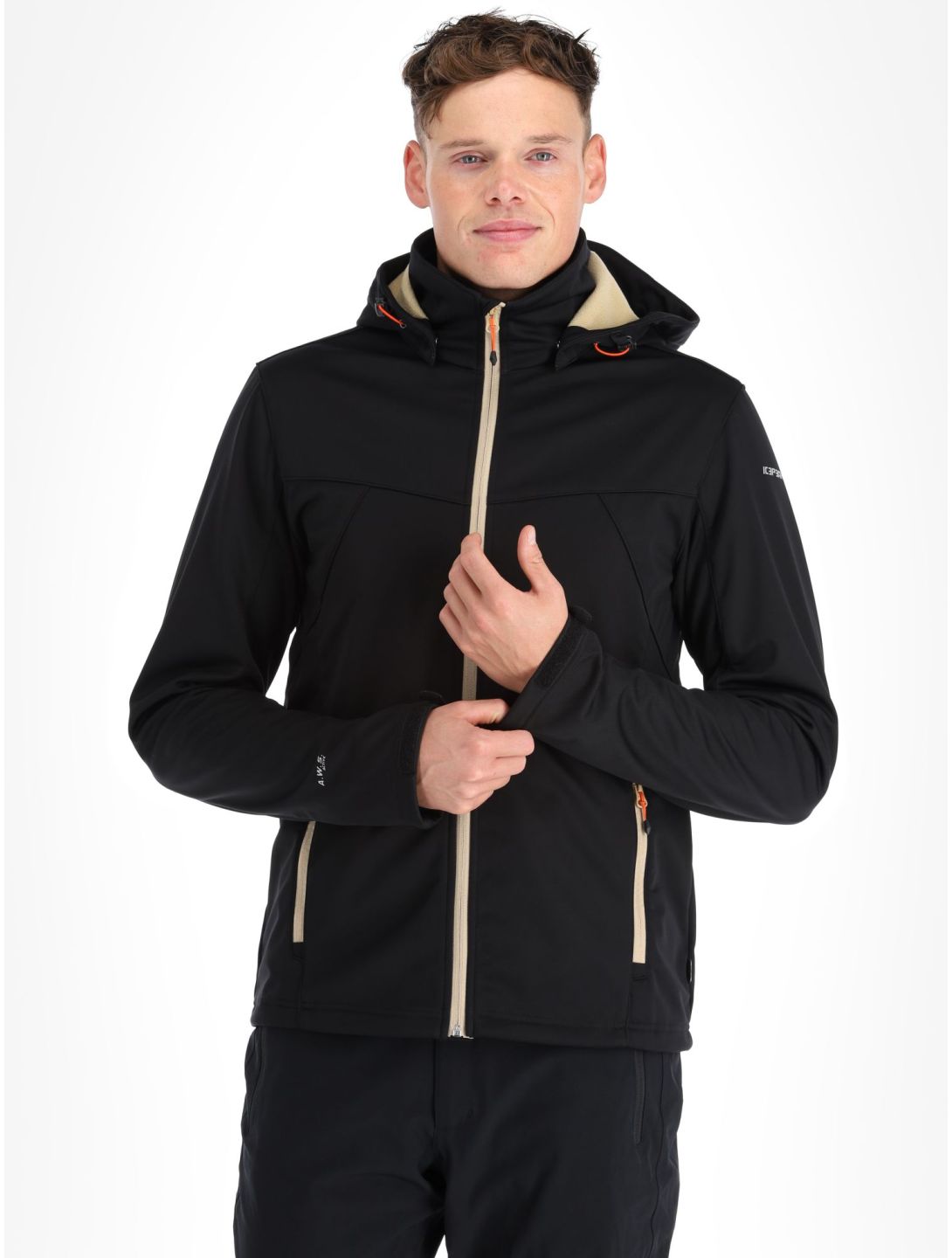 Icepeak, Biggs AC Softshell jas heren Zwart 