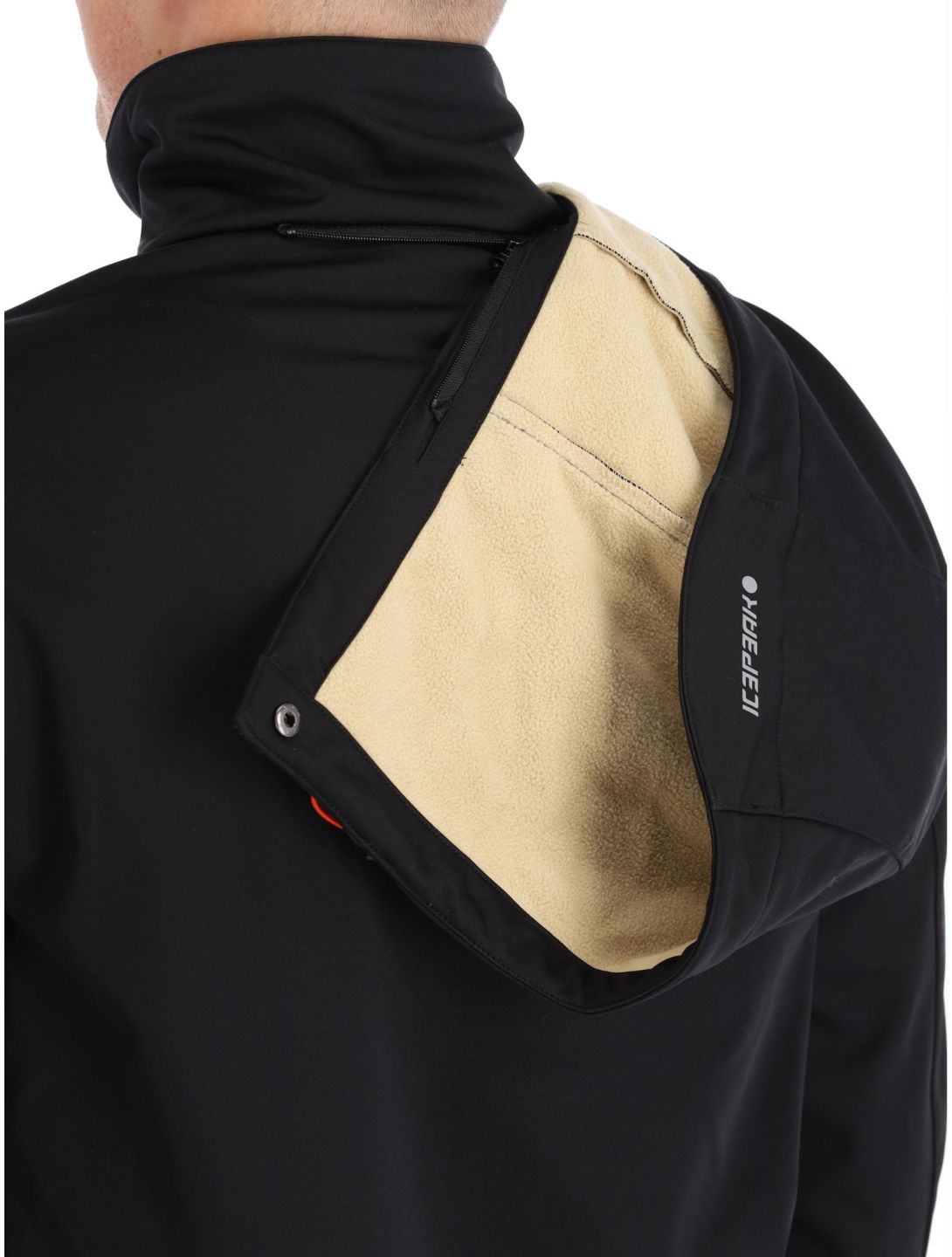 Icepeak, Biggs AC Softshell jas heren Zwart 