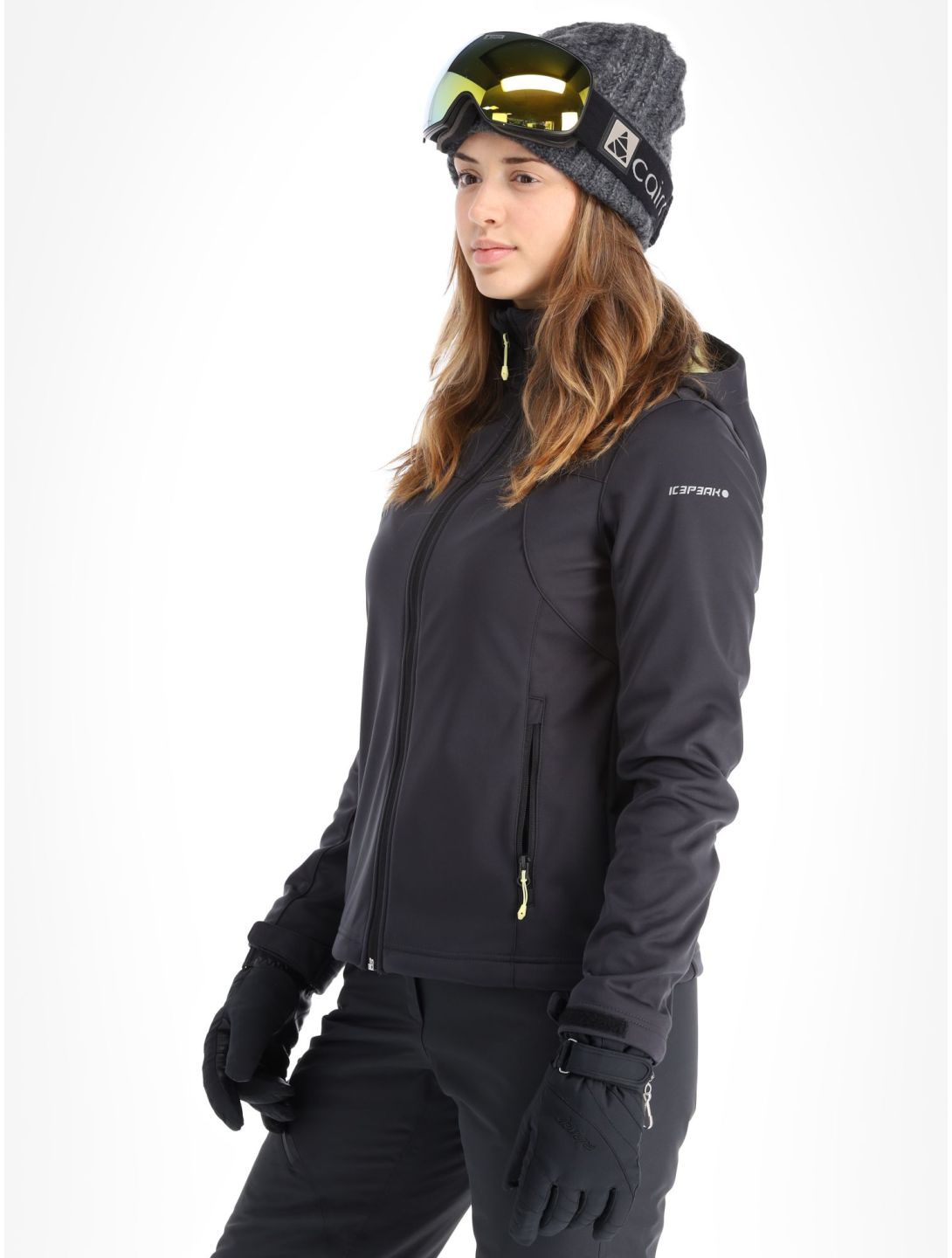 Icepeak, Boise AC Softshell jas dames Grijs 